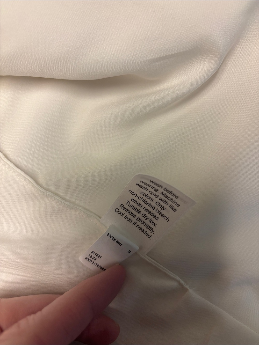 Nine West White Button-Up Vest - Picture 3 of 5